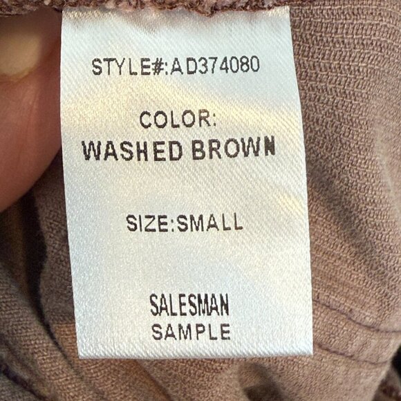 Brown Corduroy Joggers Pants Small - Picture 11 of 12
